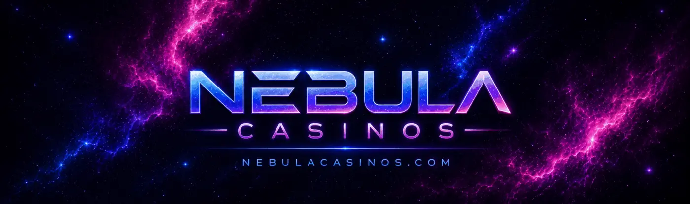 Nebula Casinos space-themed banner